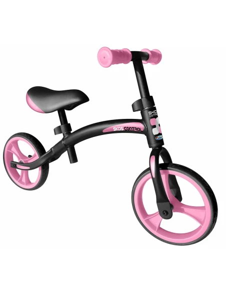 Bicicletta per Bambini SKIDS CONTROL Senza pedali Nero Rosa