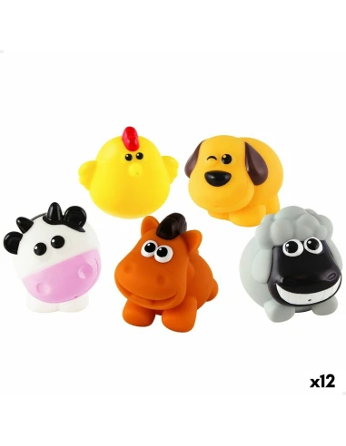 Set Animaux de la Ferme Winfun 7 x 6,5 x 4 cm (12 Unités)