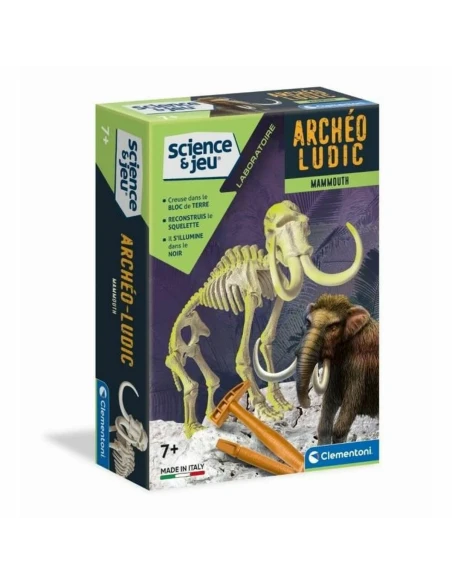 Wissenschaftsspiel Clementoni Archéo Ludic Mammoth Fluoreszierend