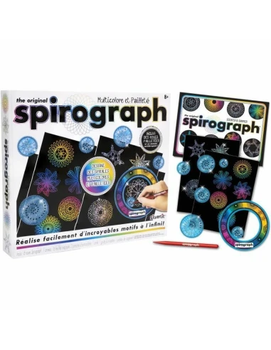 Drawing Set Spirograph Silverlit Black