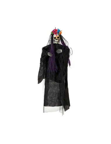 Halloween Decorations Mexican Woman Skeleton 120 x 90 x 14 cm