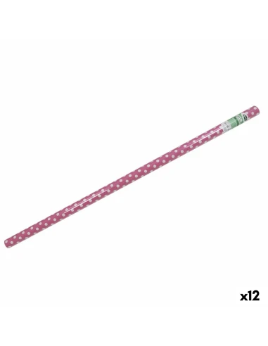 Rotolo di tovaglia Algon Carta Pois Rosa 120 x 500 cm (12 Unità)