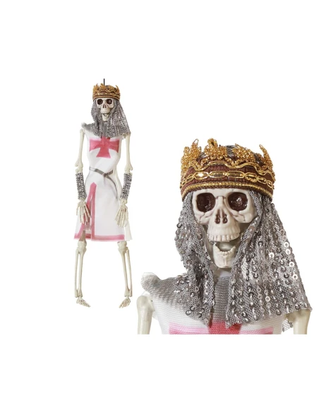 Halloween Decorations Medieval King Skeleton 40 cm