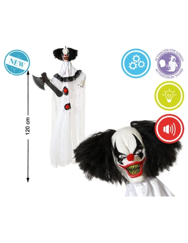 Décoration d'Halloween Clown 120 cm