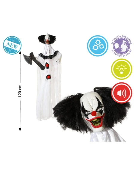 Halloween-Dekoration Clown 120 cm