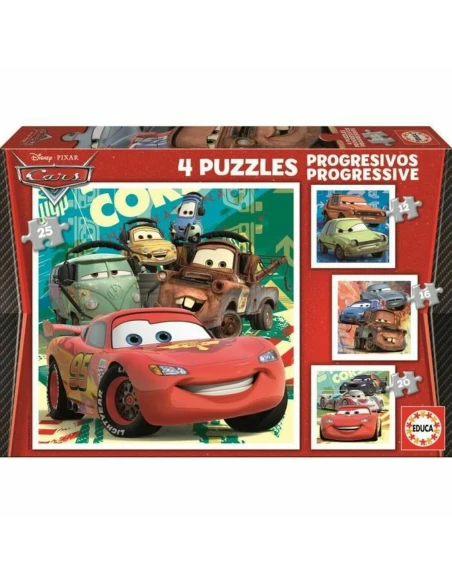 Puzzle Educa Cars (4 Units)