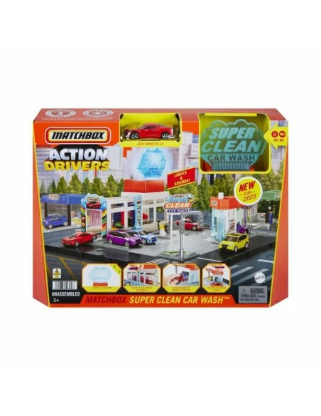 Jeu de Véhicules Matchbox Action Drivers Super Clean Car Wash