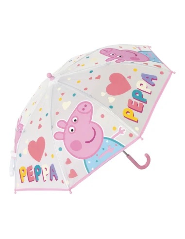 Regenschirm Peppa Pig Having fun Hellrosa (Ø 80 cm)