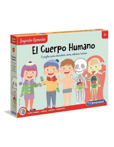 Gioco Educativo Aprendo el cuerpo humano Clementoni 55114.9 37 x 28 cm (ES) (5 x 37 x 28 cm)