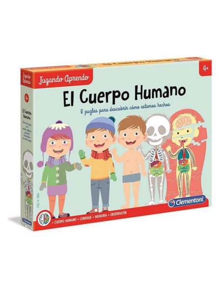 Gioco Educativo Aprendo el cuerpo humano Clementoni 55114.9 37 x 28 cm (ES) (5 x 37 x 28 cm)