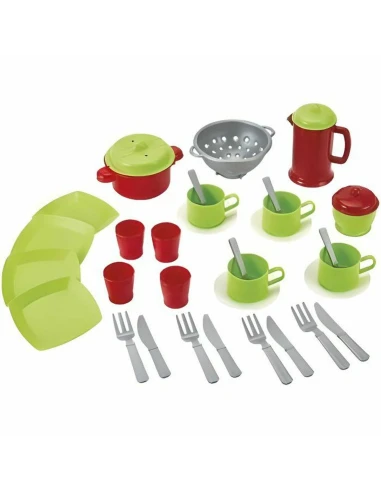 Dinnerware Set Ecoiffier Bag Dinette Bubble Book Toy