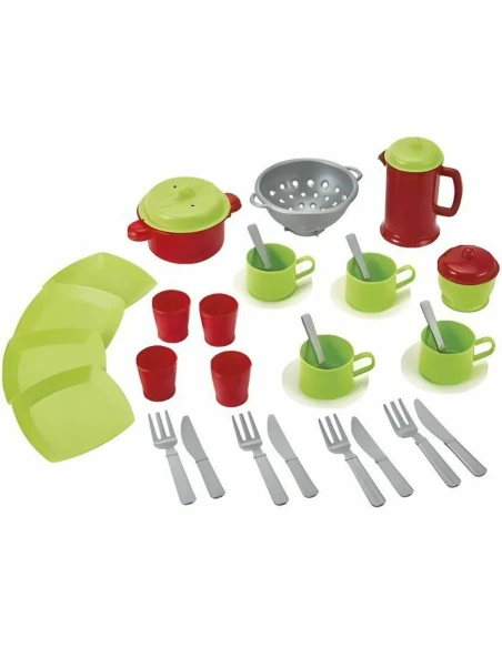 Dinnerware Set Ecoiffier Bag Dinette Bubble Book Toy