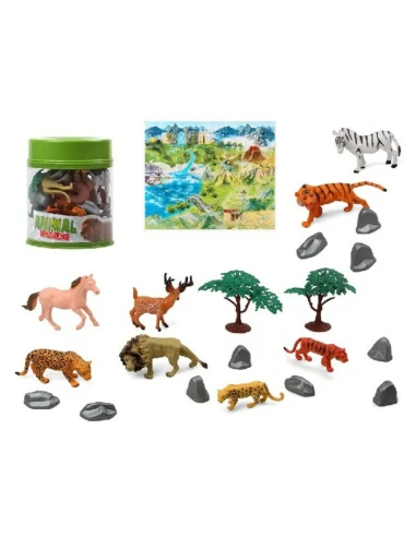 Tierfiguren Jungle (22 Stücke) (3 pcs)