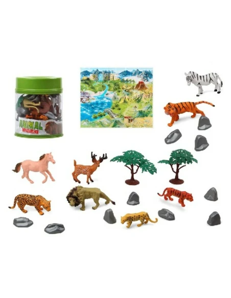 Tierfiguren Jungle (22 Stücke) (3 pcs)