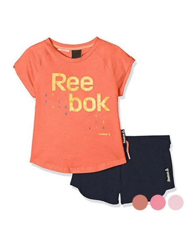 Ensemble de Sport pour Enfants Reebok G ES SS Orange