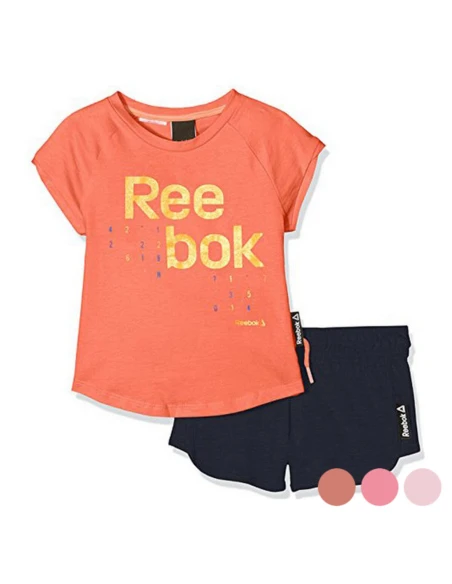 Ensemble de Sport pour Enfants Reebok G ES SS Orange