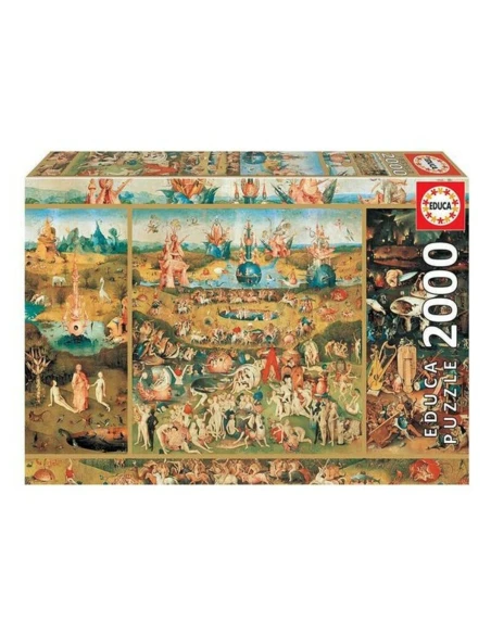 Puzzle Educa El Jardín de las Delicias (De tuin der lusten) (2000 pcs)