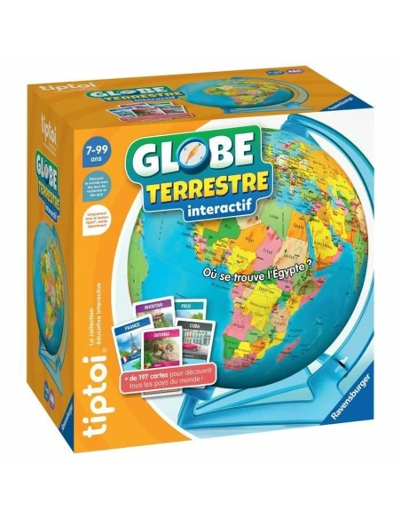 Globe Terrestre Interactif Ravensburger (FR) Plastique