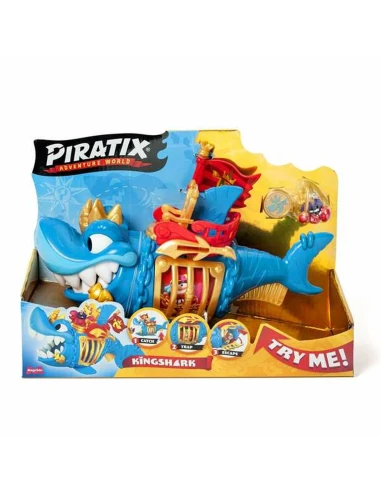 Playset Magicbox Piratix 21,3 x 29,7 x 1,6 cm Requin