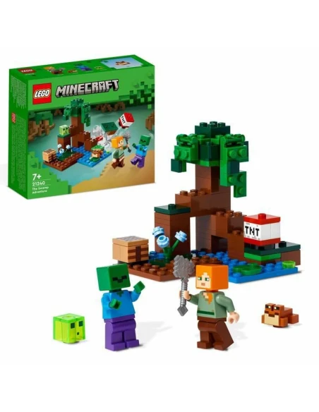 Playset Lego Minecraft 21240 Adventures in the Marais Bunt 65 Stücke