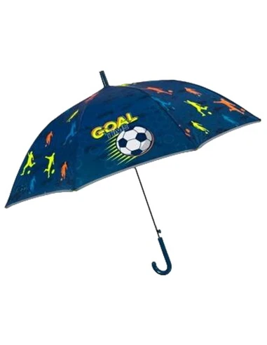 Ombrelli Perletti Azzurro Fibra di Vetro 97 cm Per bambini Football