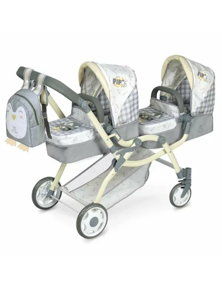 Doll Stroller Decuevas Pipo Double 45 x 100 x 81 cm