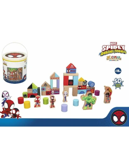 Puzzle di Legno per Bambini Spidey Amazing Friends