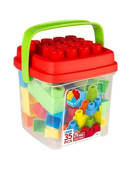 Gioco di Costruzioni con Blocchi Colorbaby Multicolore 35 Pezzi