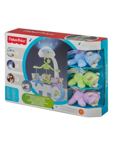 Projecteur mobile Fisher Price Blanc Multicouleur Plastique