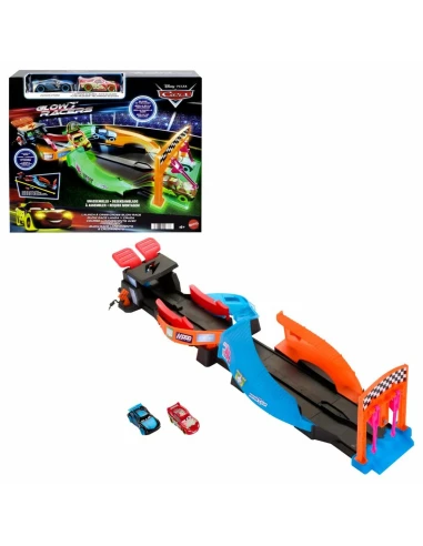 Piste lanceur Mattel Glow Racers Fluorescent