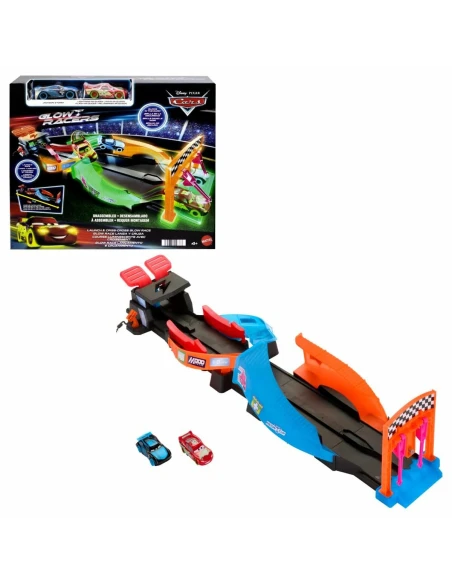 Launcher Track Mattel Glow Racers Glow in the dark