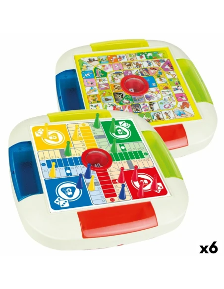 Tabellone per Parcheesi e Gioco dell'Oca Colorbaby 26 x 5 x 26 cm (6 Unità)