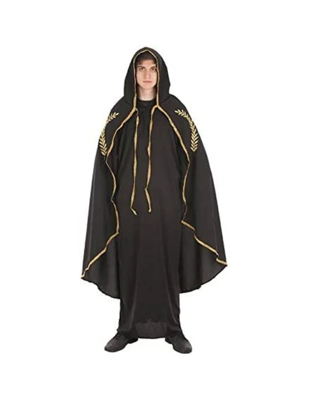 Mantello Costume per Adulti Nero Dorato