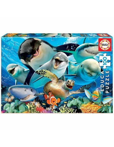 Puzzle Educa Selfie Under the Sea (100 pcs)