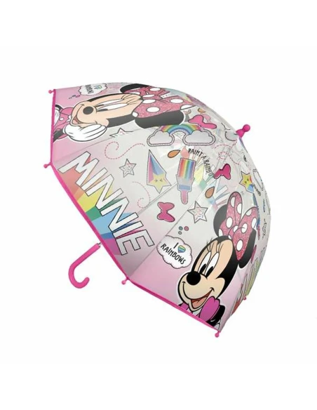 Ombrelli Minnie Mouse Rosa Metallo PoE