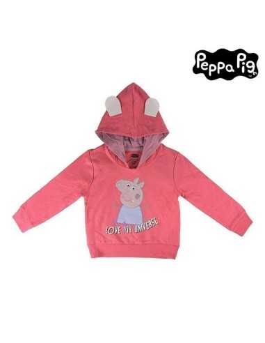 Felpa con Cappuccio da Bambina Peppa Pig 74230 Rosa