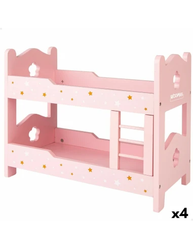 Bunk bed Woomax Pink 4 Units 31 x 26 x 16 cm