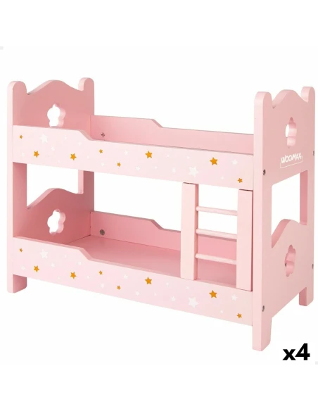 Letto a castello Woomax Rosa 4 Unità 31 x 26 x 16 cm