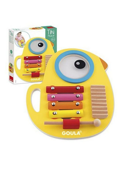 Musical Toy Goula D53132 Yellow Wood