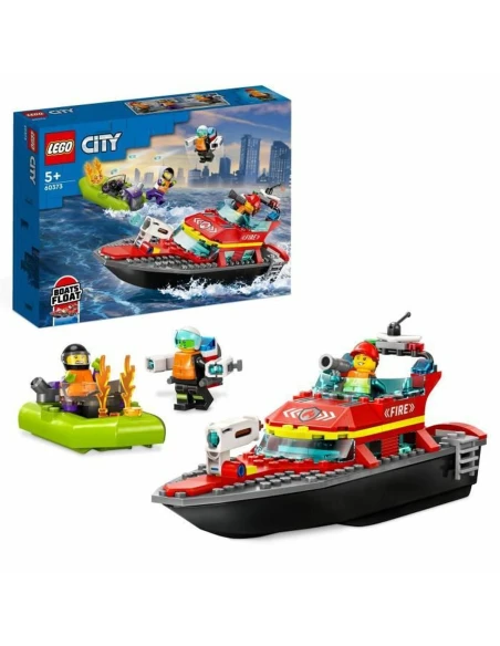 Playset Lego City 60373 The firefighters' rescue boat Multicolour 144 Pieces