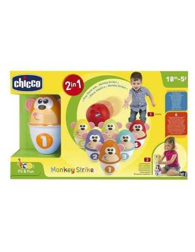 Kegelspiel Monkey Strike Chicco (7 pcs)