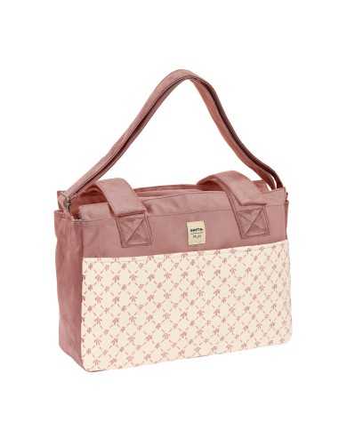 Wickeltasche Safta Marsala Rosa (46 x 26 x 15 cm)