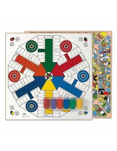 Tabellone per Parcheesi e Gioco dell'Oca Cayro T-138/6/A 40 x 40 cm