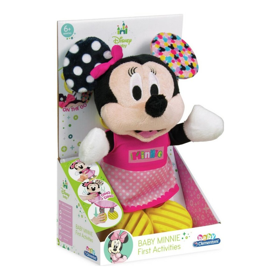Rattle Minnie Mouse 17164.4 Texture Teether for Babies 18 x 28 x 11 cm