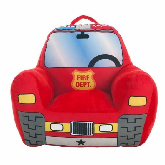 Child's Armchair Fire Engine 52 x 48 x 51 cm Red Acrylic (52 x 48 x 51