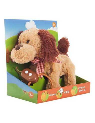 Plush Toy Dog Brown 22 cm