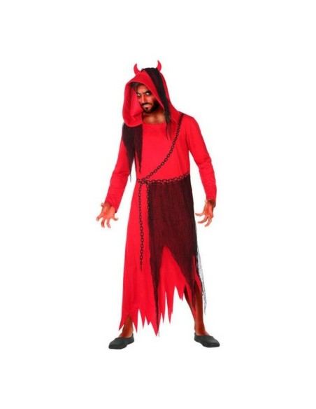 Costume per Adulti Rosso Demonio XXL