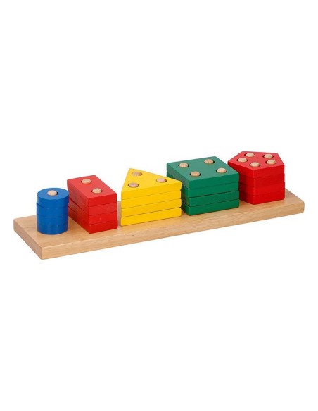 Building Blocks Game 20 Pieces 1,4 x 8,6 x 31 cm Wood