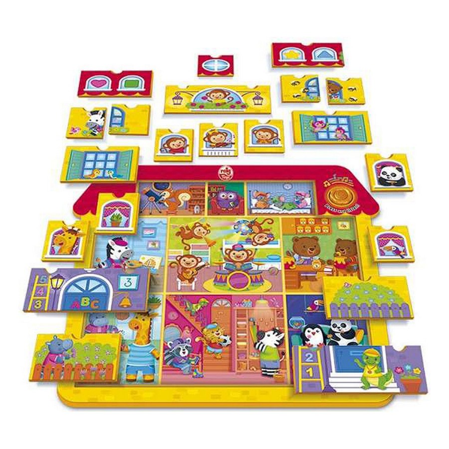 Puzzle Reig Constructor House Musikalisch 21 Stücke 17 x 37 x 41,5 cm