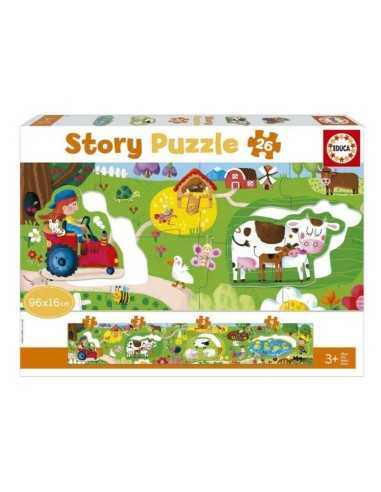 Puzzle Bébé Ferme Story Educa (26 pcs)